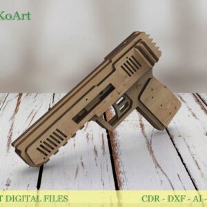 Small Rubber Band Gun 2, handmade kids toy