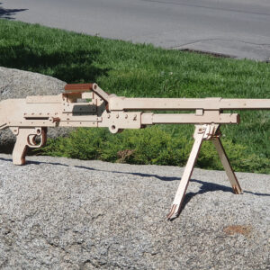 Laser Cut General Purpose Machine Gun FN MAG and targets. Laser cut files