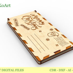 Cash envelope, Santa gift letter, Christmas gift envelope, 4 sizes