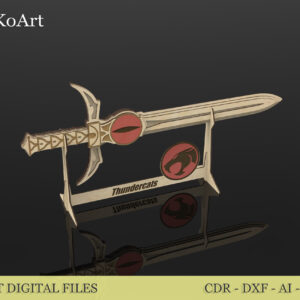 Incredible Wooden Dagger of ... Replica - Detailed laser cut files