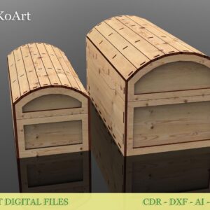 Big Chest of Desires, 3 sizes, box svg, 3mm, 5mm, 6mm, laser cut files, Gift box, Digital product