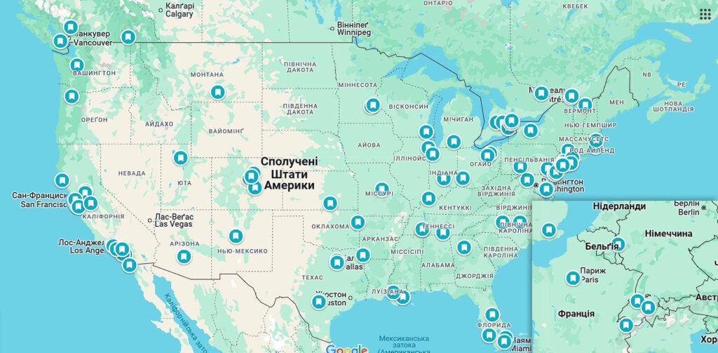 Sales geography up to 2022