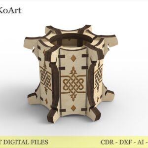 Candlestick Holder Laser Cut Lamp wood Tea light Lantern Wooden candle holder SVG, 3mm, 3.2mm, 4mm, laser cut files, DIGITAL FILEs