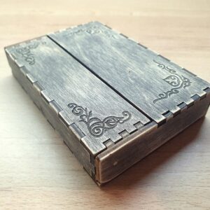 Tarot Card Box SVG – Laser Cut File | Wooden Tarot Deck Storage | Gift Box for Tarot Cards Digital Download